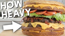 THE HEAVIEST GRILLED CHEESE BURGER IN THE WORLD!!