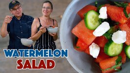 Watermelon Cucumber Mint Feta Salad Recipe