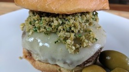 Hamburger / All American Olive Burger / Homemade Burger