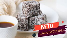 Keto Lamingtons / Low Carb Sponge Cake