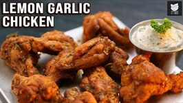 Lemon Pepper Wings - Easy Lemon Garlic Chicken - Chicken Wings Recipe By Prateek