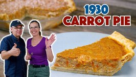 1930 Carrot Pie Recipe - Old Cookbook Show