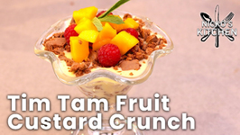 Tim Tam Fruit Custard Crunch - 5 Minute Dessert