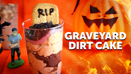 Graveyard Dirt Cake- Spooky Halloween Dessert
