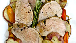 Pork Tenderloin and Roasted Red Potatoes Skillet Recipe