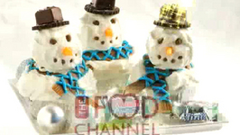 Cupcake Snowman