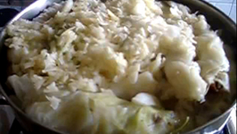 Cabbage Stuffed with Rice and Meat