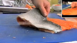 How to Remove The Skin from a Fillet of Fresh Salmon