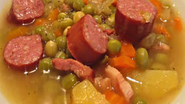 German Dutch Oven Pea Soup: English Grill and BBQ