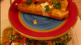 Homemade Chicken Enchiladas with Salsa Verda