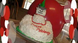 Snowman Cake Decoration