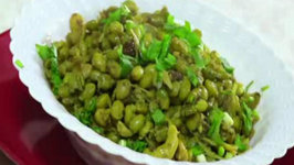 Surti Papdi Lilva Shaak - Spicy Wild Beans - Quick Healthy