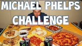 Michael Phelps Diet Challenger Downs 12000 Calories in One Sitting!