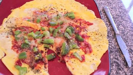 Gluten - Free Vegetarian Omelette Pizza