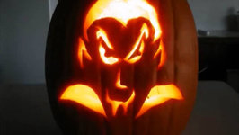Betty's Husband, Rick, Carves Jack O'Lantern with Grandson for Halloween