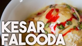 Ice Cream Kesar Falooda- Saffron, Nuts And Vermicelli Dessert With Ice Cream