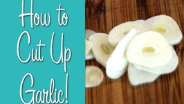 How To Cut Up Garlic -Learn To Cook