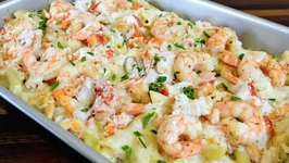 Lobster, Crab And Shrimp Baked Macaroni And Cheese