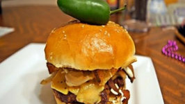 Rustic Southwest Cheese Burger