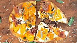 Dinner Recipe- Butternut Squash And Sage Naan Pizza