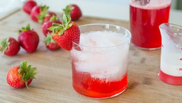 Strawberry Italian Cream Soda - Non-alcoholic Drink Miniseries