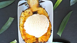 Dessert Recipe: Bruleed Pineapple
