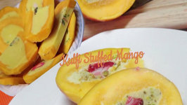 Kulfi Stuffed Mango - Indian Ice Cream Dessert
