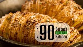 90 Second Hasselback Potato