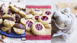 Easy Shortbread Butter Cookies (One Recipe THREE Ways)