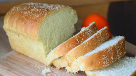 Homemade Semolina Bread Loaf - Soft Spongy Sandwich Bread