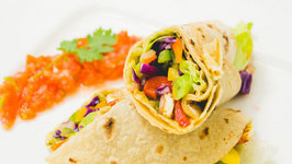 Vegetable Wrap Recipe - Using Leftover Rotis - Easy Healthy Kids Lunch Box Recipes