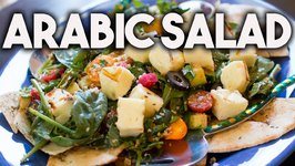 Arabic Party Salad- Exotic Ingredients Make This A Party On A Plate!
