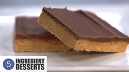 Chocolate Peanut Butter Slice - 5 Ingredient Desserts