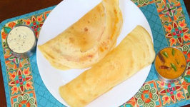 How to make Instant Rice Flour Dosa - Indian Rice and Lentil Crepes