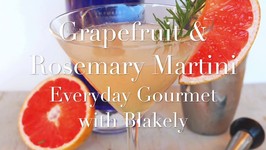 Cocktail Recipe- Grapefruit And Rosemary Martini