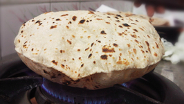 Soft Roti- Fulka - Chapati Recipe With And Without Gas Flame - Puff Roti in a Skillet or Tawa