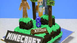 How to make Minecraft World Cake