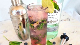 Cocktail Recipe: Blueberry Mojitos