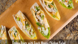 Endive Boats with Fresh Mango Chicken Salad
