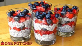 Chia Seed Mixed Berry Puddings