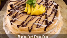 Mango Curd Crepe Cake
