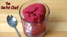 Fast Berry Ice Cream - Made In A Blender