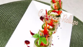 Cool Cucumber Roll ups  - Vegan & Gluten Free Option