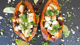 Dinner Recipe: Mexican Style Stuffed Sweet Potato 