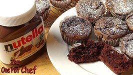 3 Ingredient Nutella Brownie Cupcakes