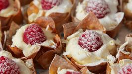 White Chocolate Raspberry Parcels