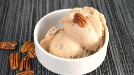 Browned Butter Pecan Ice Cream Recipe-With or Without a Machine