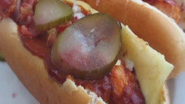 Curry Bacon Hot Dog on the Weber Go Anywhere - English Grill and BBQ
