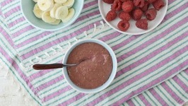 Raspberry Banana Puree - Homemade Baby Food