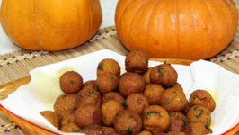 Pumpkin Potato Croquettes - Pumpkin Fritters or Balls